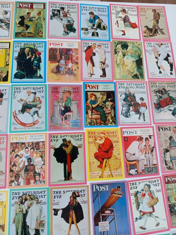 Lot cartes Norman Rockwell - photo numéro 10