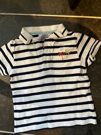 Polo à rayures La fabrique des Garçons - 3 ans