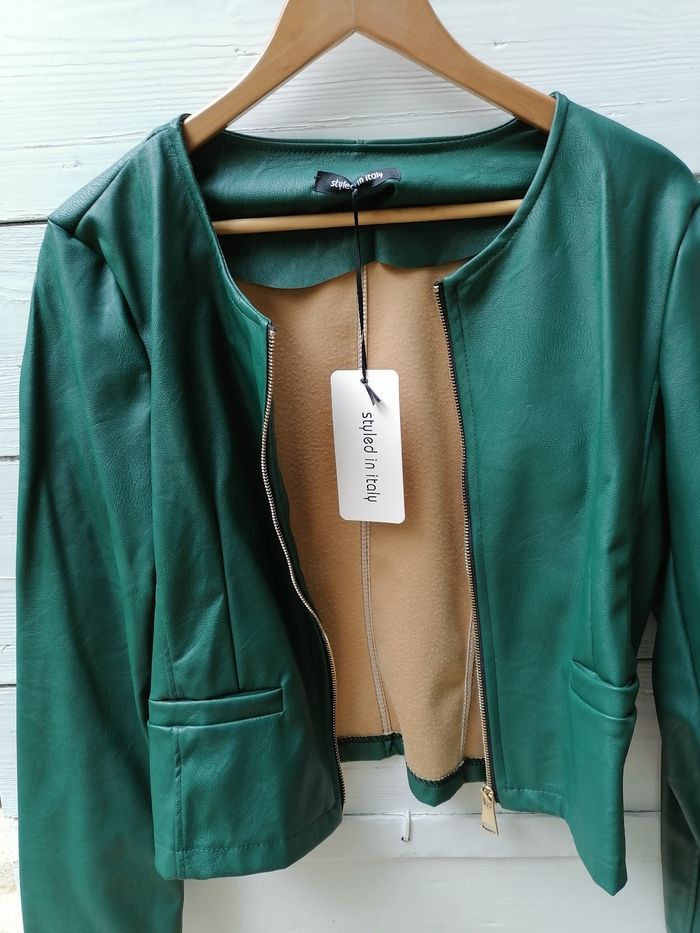 Blouson simili cuir Styled In Italy - photo numéro 5