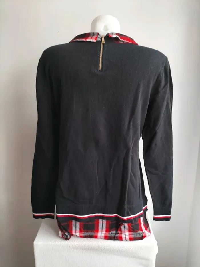 Pull Femmes Col Chemise - Tommy Hilfiger - Taille L - photo numéro 5