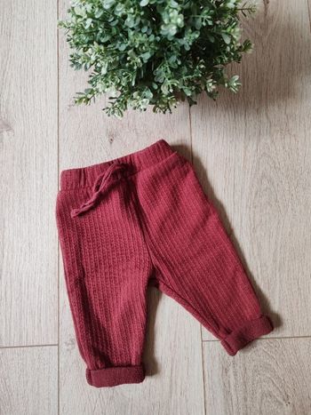Jegging bordeau 3 mois Kiabi 🌸