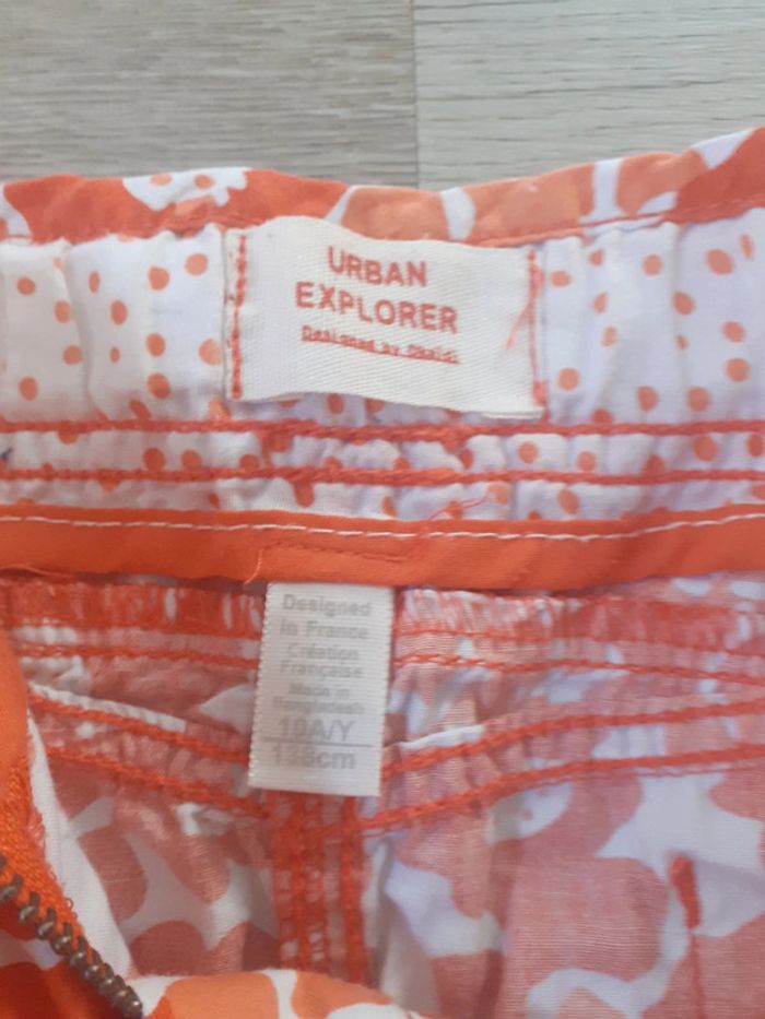 Mini jupe fleurs 10ans - photo numéro 2