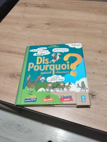 Livre dis pourquoi sur les chevaux
