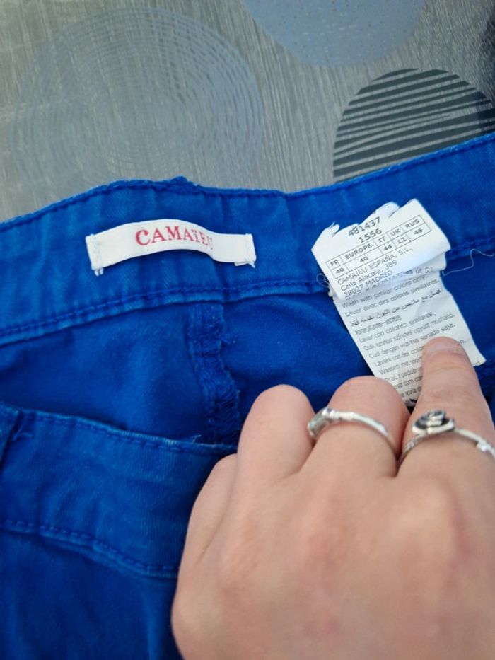 Pantalon camaïeu bleu - photo numéro 4