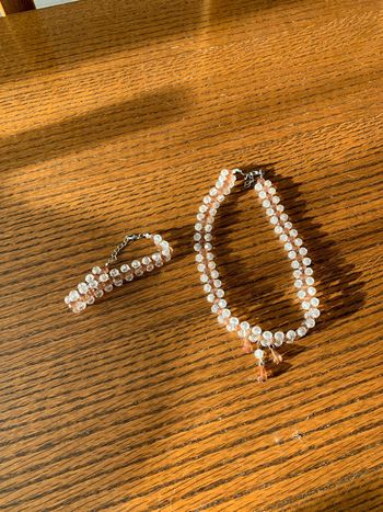 Ras de cou et bracelet