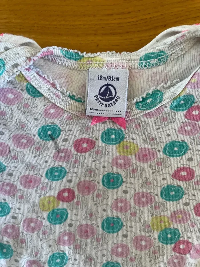 6 body manches courtes 18 mois petit bateau fille - photo numéro 8