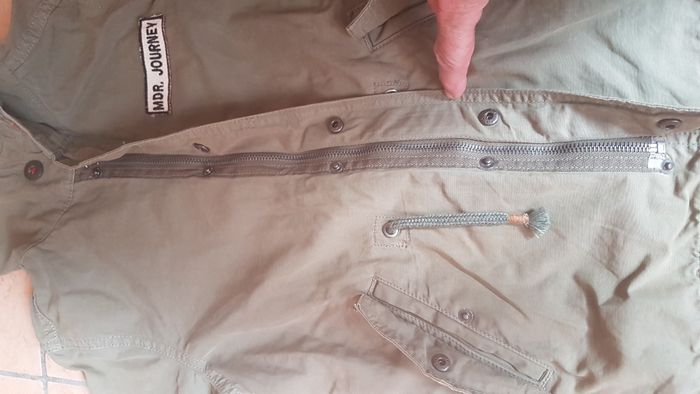 Manteau à capuche garçon 7 ans kaki Zara Boys - photo numéro 2