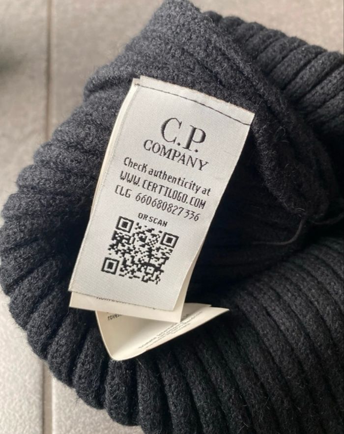 Bonnet cp company noir neuf - photo numéro 3