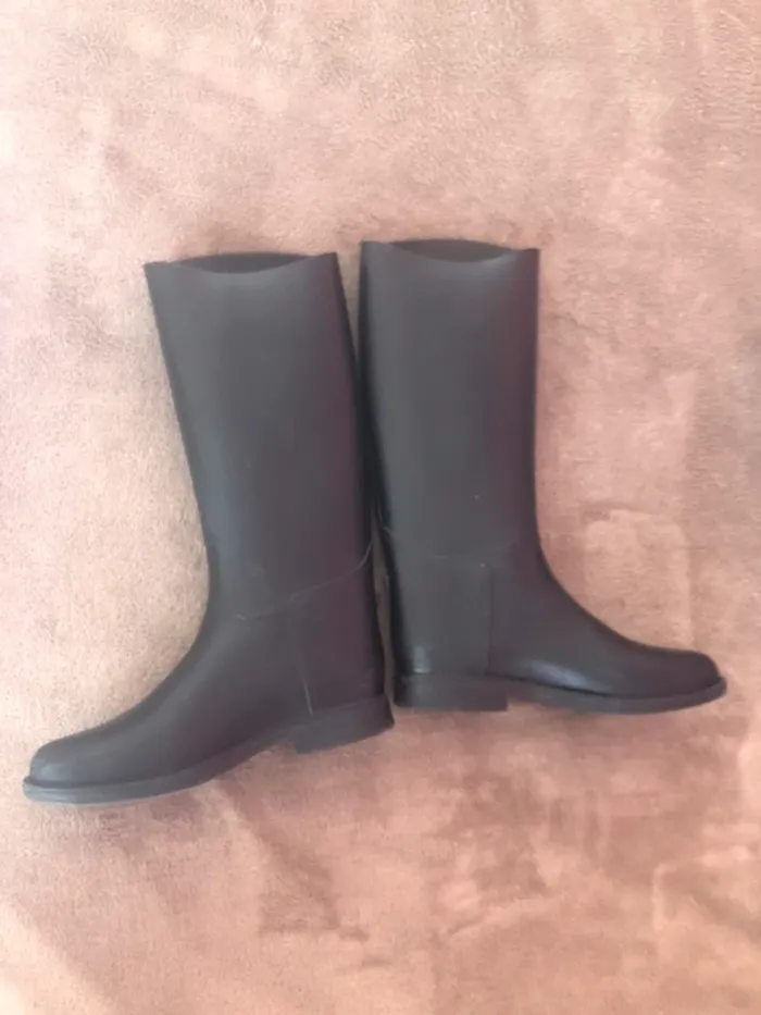 Bottes équitation Noires 34 Fouganza - photo numéro 2