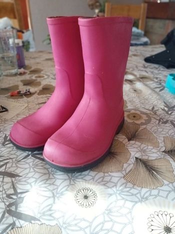 Bottes Roses Taille 26