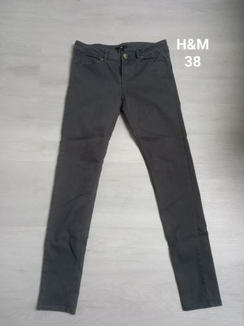 Pantalon skinny vert militaire H&M taille 38