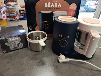 Babycook néo beaba cuiseur vapeur petit pot bébé diversification