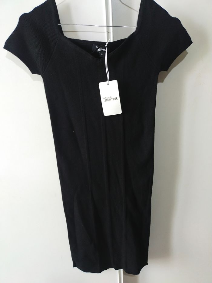 Robe noir côtelé Jennyfer taille M soit 38/40