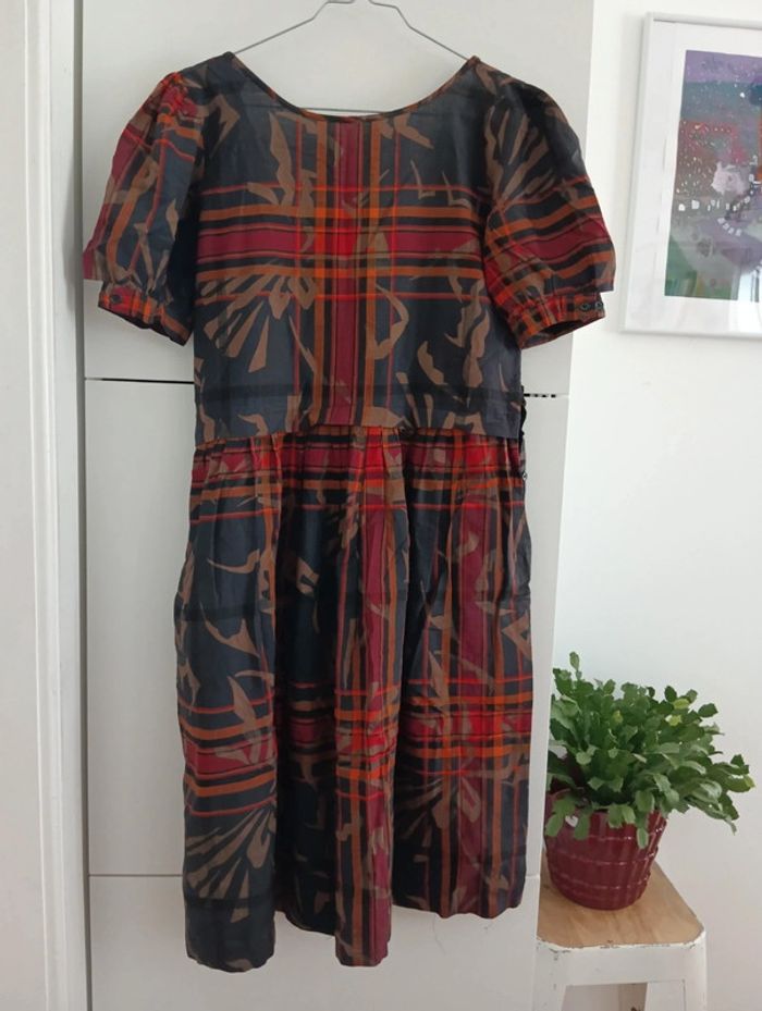 Robe vintage en coton léger de la marque René Derhy. - photo numéro 5