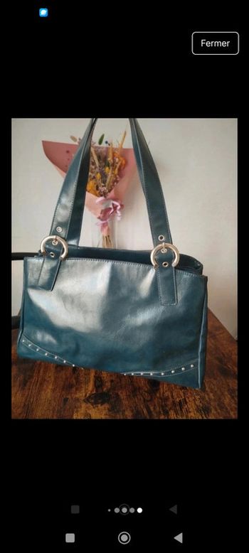 Sac à main cuir style vintage dressing excellent état