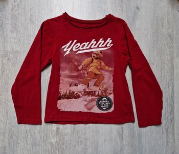 Tee-shirt bordeaux Orchestra 8 ans manches longues