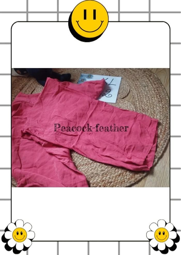 Pantalon large rose 40/42 - photo numéro 2