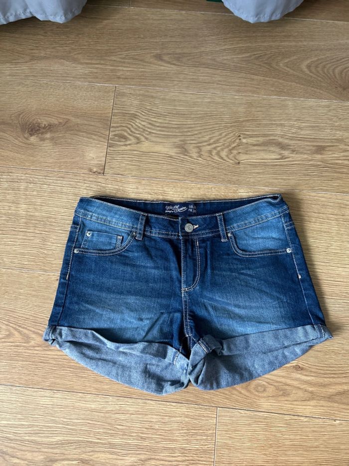 Short en jeans