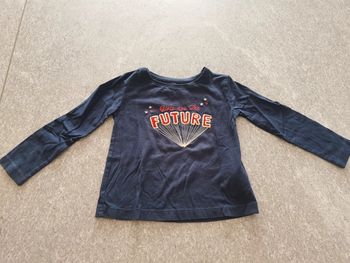 T-shirt à manches longues bébé fille 2 ans neuf