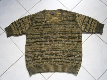 Pull MC chiné noir/jaune COP COPINE Taille M