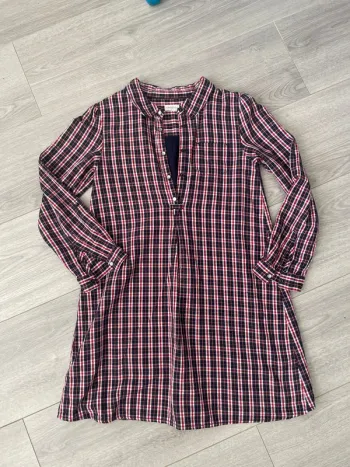 Tunique carreaux fille