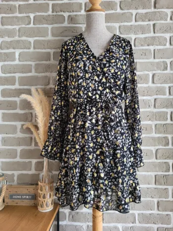 Belle robe fluide coupe porté Retro & Icone