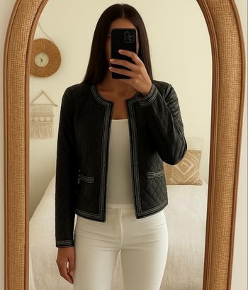 Veste noire La redoute - Laura clement
