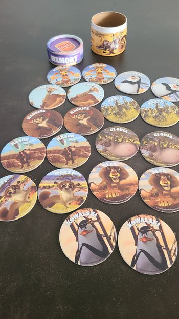 Jeu Memory DreamWorks Madagascar - Burger King