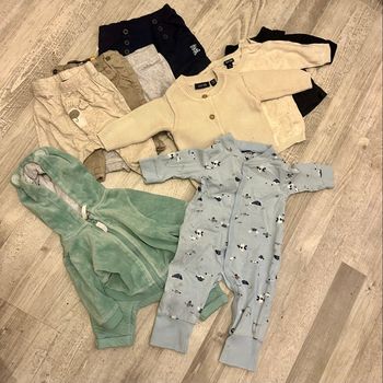 Lot vêtements bébé 0-1 mois – Orchestra, Kiabi, Blue Seven – Très bon état garçon