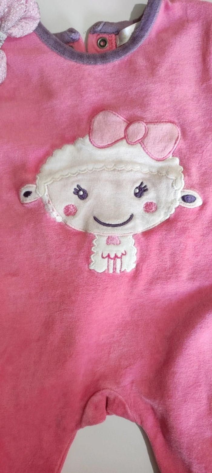 Pyjama velours fille mouton 🐑 automne hiver - photo numéro 5