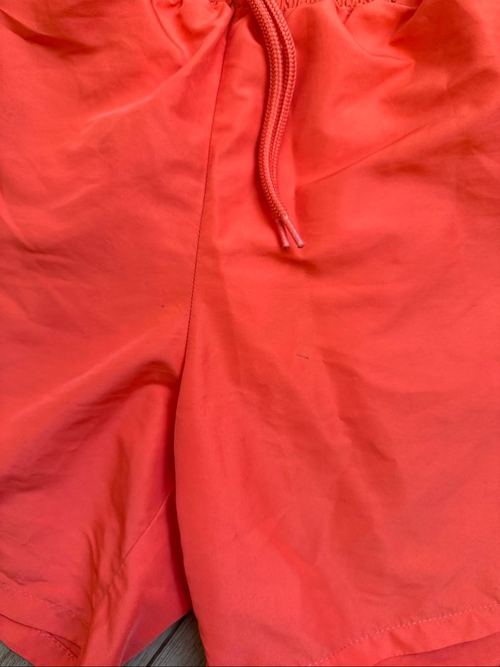 Short de bain corail orange h&m 10/12 ans - photo numéro 4