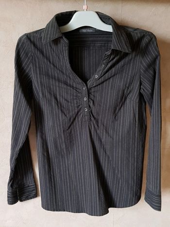 Chemise de grossesse rayée