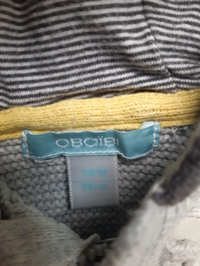 Gilet obaibi 3 mois - photo numéro 2