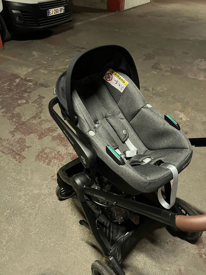 Poussette 3en1 maxi cosi + base isofix - photo numéro 2