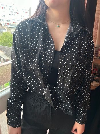 Chemise a pois