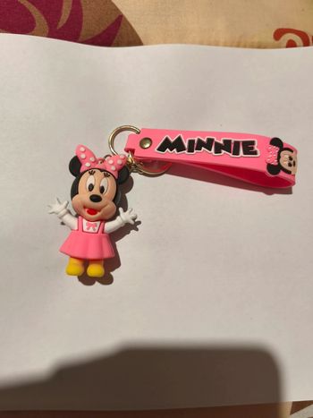 Porte clés Minnie rose