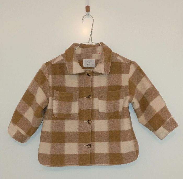 Manteaux à carreaux - Zara - 4/5 ans