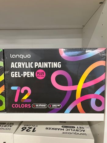 Boîte de 72 gel pen acrylique languo 