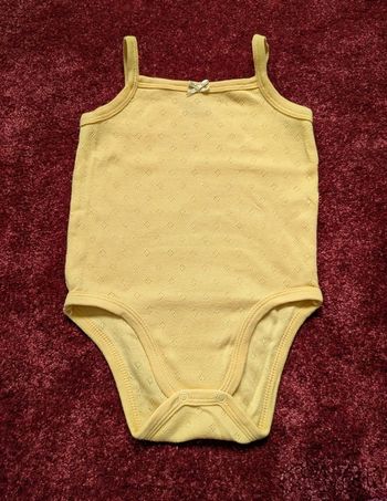 Body sans manche - 9M - jaune
