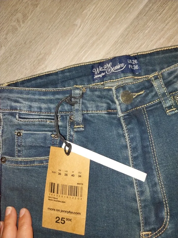 Jean femme 36 jennyfer super skinny - photo numéro 2