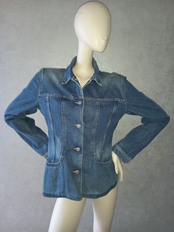 veste en jeans cintré teddy smith taille 40