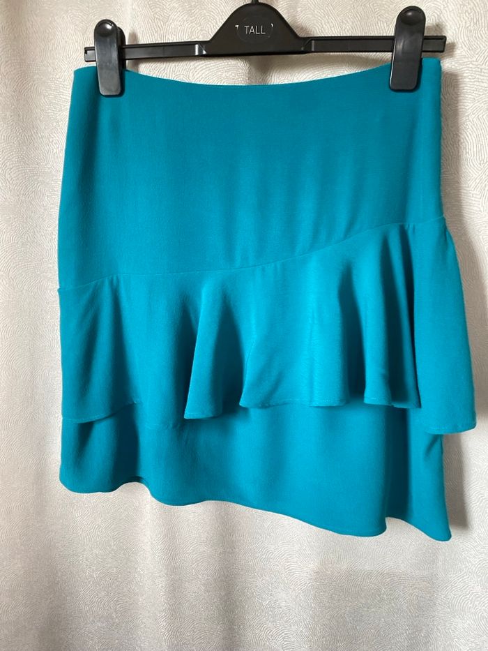 Jolie jupe à volant verte 38 Comptoir des cotonniers - photo numéro 10