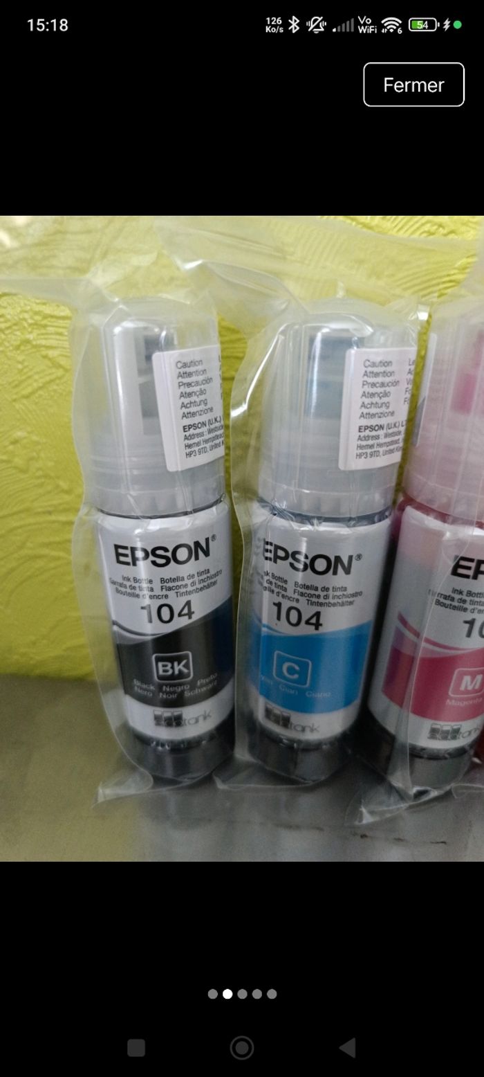 Encre Epson - photo numéro 2