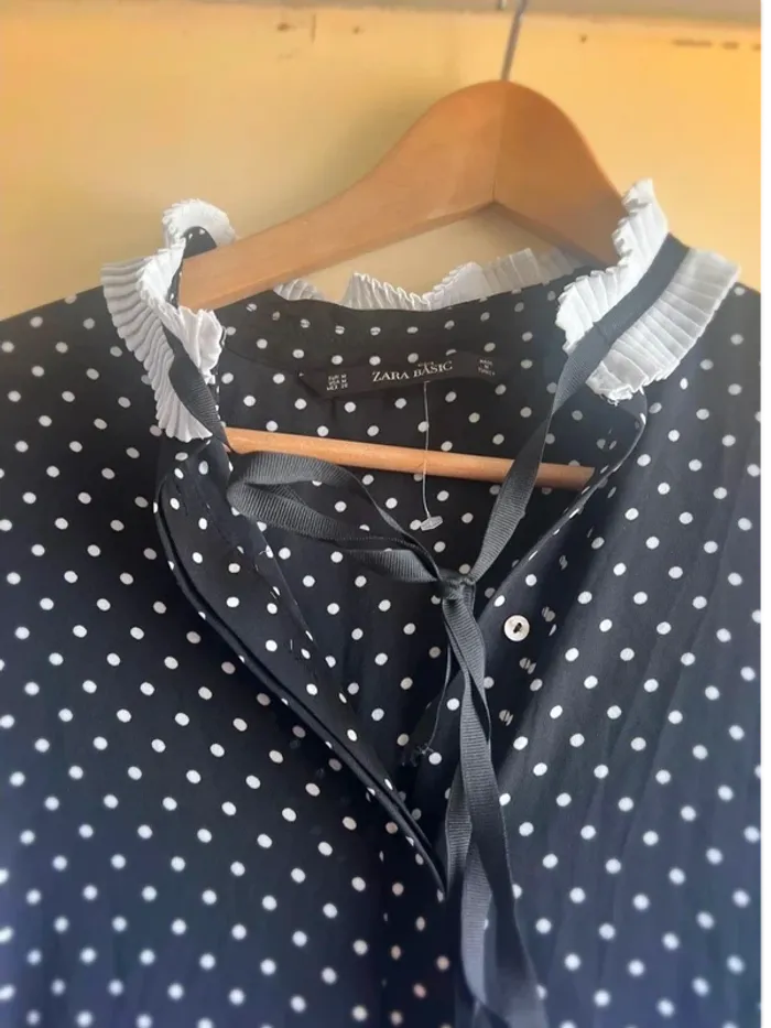 Sublime chemise Zara vintage tendance pour couturière - photo numéro 2