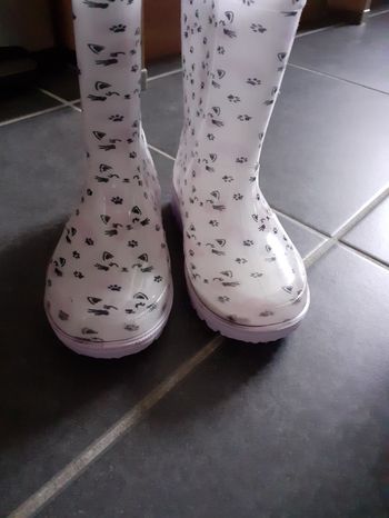 Bottes de pluie chat