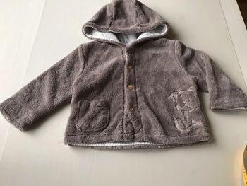 Veste doublée douce extérieur intérieur doublé coton