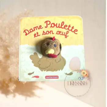 Livre dame poulette et son œuf