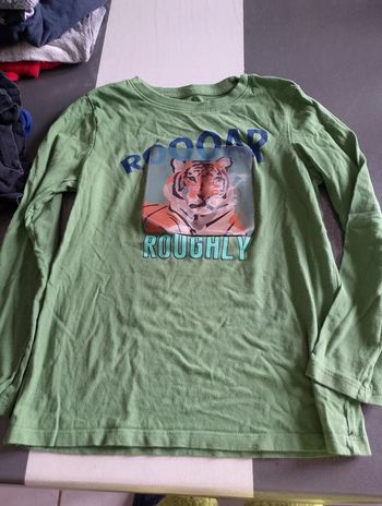 T-shirt manche longue 9 10 ans tex