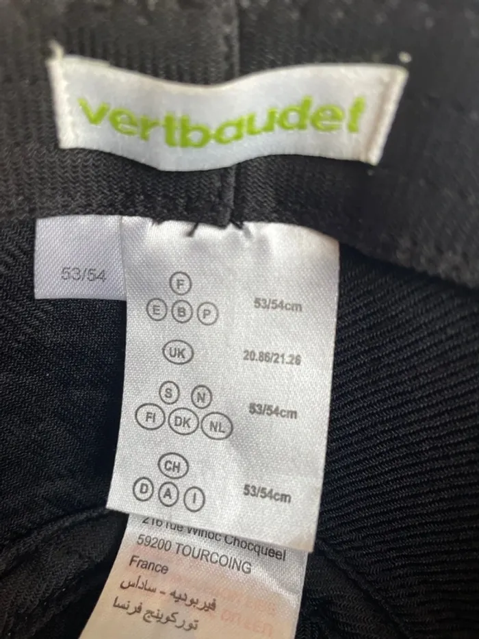 Chapeau Vertbaudet, taille 53 54 - photo numéro 5