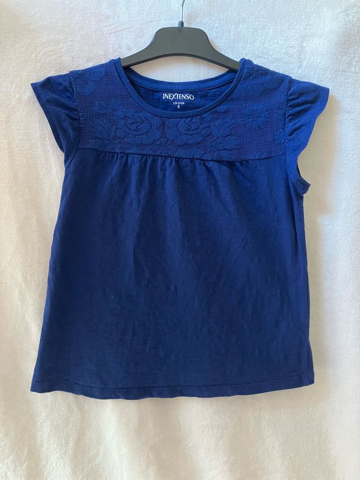 T-shirt marine In Extenso 5/6 ans (1€50)